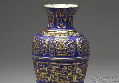 图片[3]-Champleve vase with dragon decoration , Qianlong reign (1736-1795) , Qing dynasty-China Archive